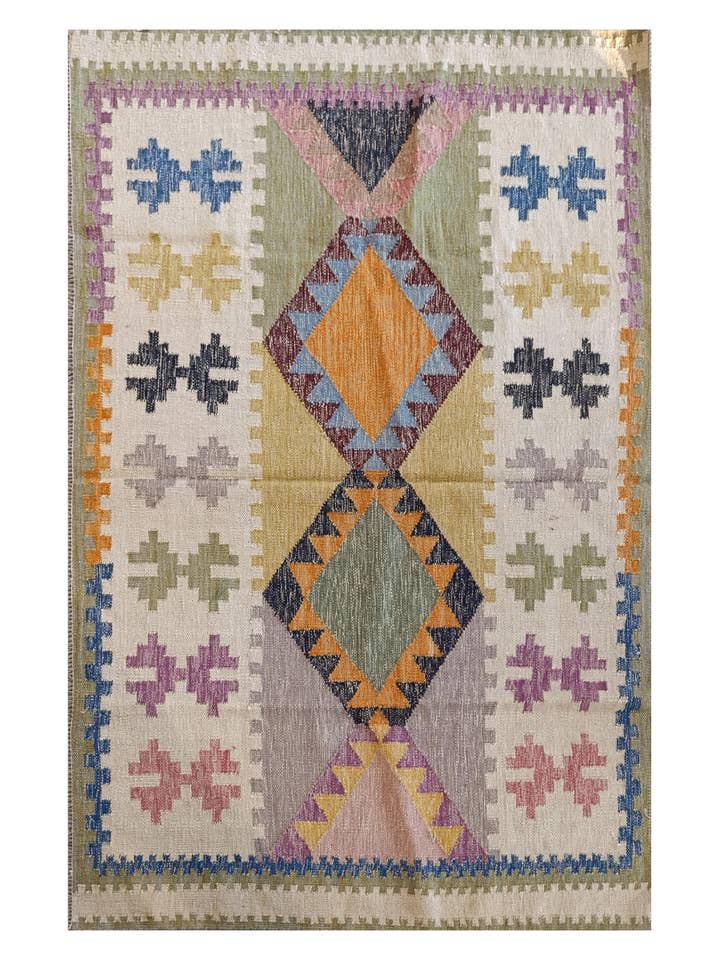 Tapis moderne en tissage plat - Taille : 365 x 275 cm pour la vente par Imaco Rugs