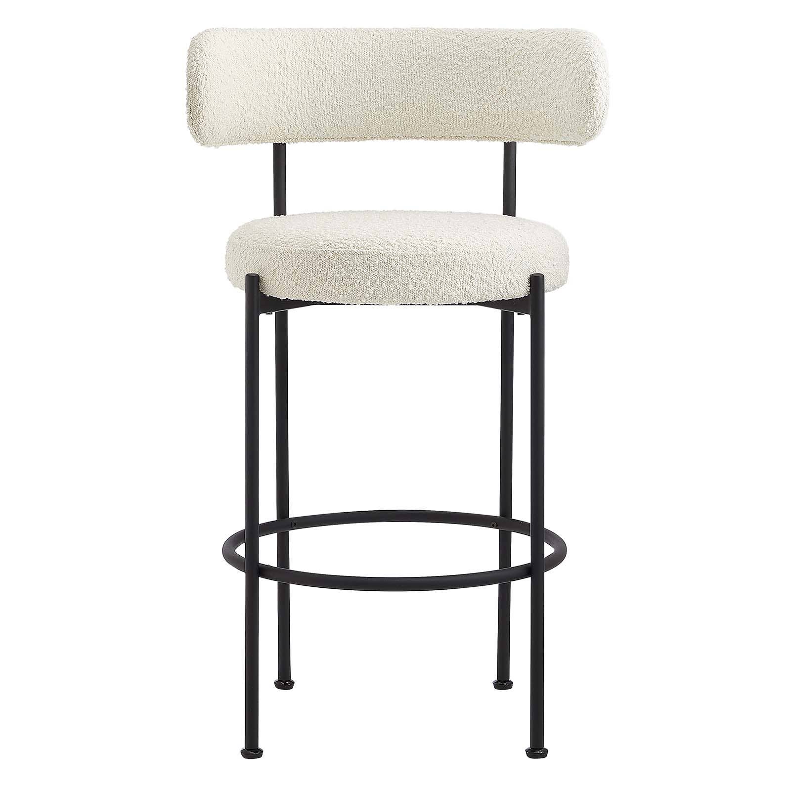 Modway - Wholesale Stool - Albie Boucle Fabric Bar Stools - Set of 24