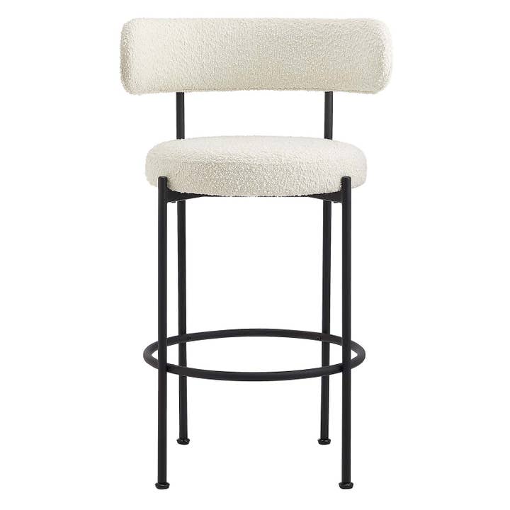 Modway - Wholesale Stool - Albie Boucle Fabric Bar Stools - Set of 24