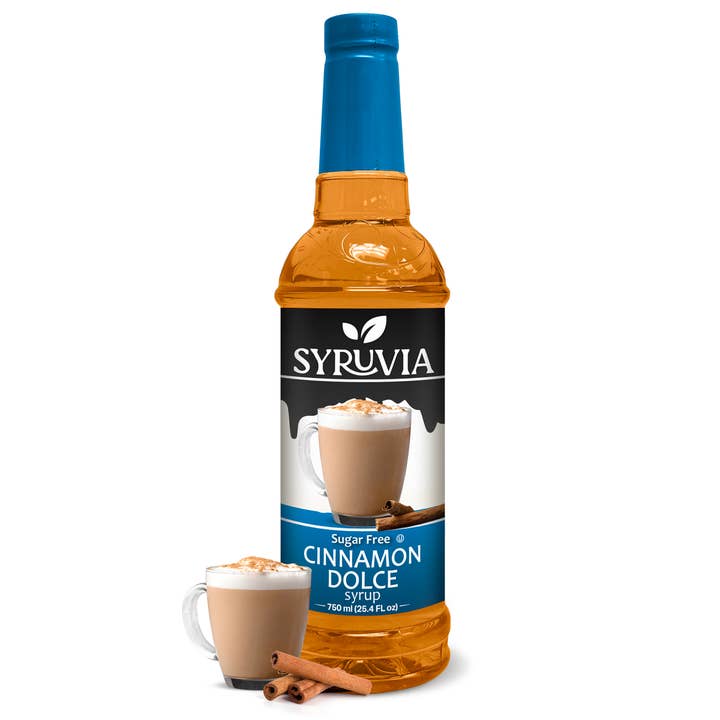 Sugar-Free Cinnamon Dolce Syrup for wholesale by Syruvia