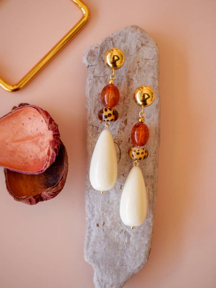 Pendientes Suzie - Azeria - Acero Inoxidable para venta al por mayor de Azeria Création