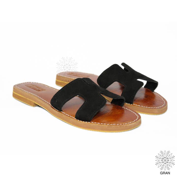 Gran Wholesale - Wholesale Sandals - Women's - Suede Leather Slipper, Handmade Leather Sandal Footwear.5
