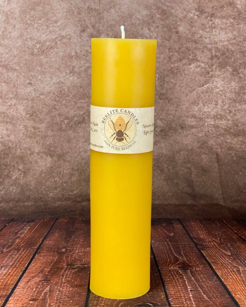 Beelite Candles - Wholesale Pillar Candle - Smooth Beeswax Pillar Candles11