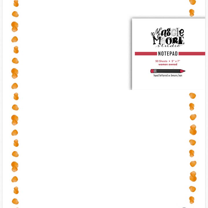 Chippin' Away Maryland Crab Chip Notepad for wholesale by Maggie Moore Studio