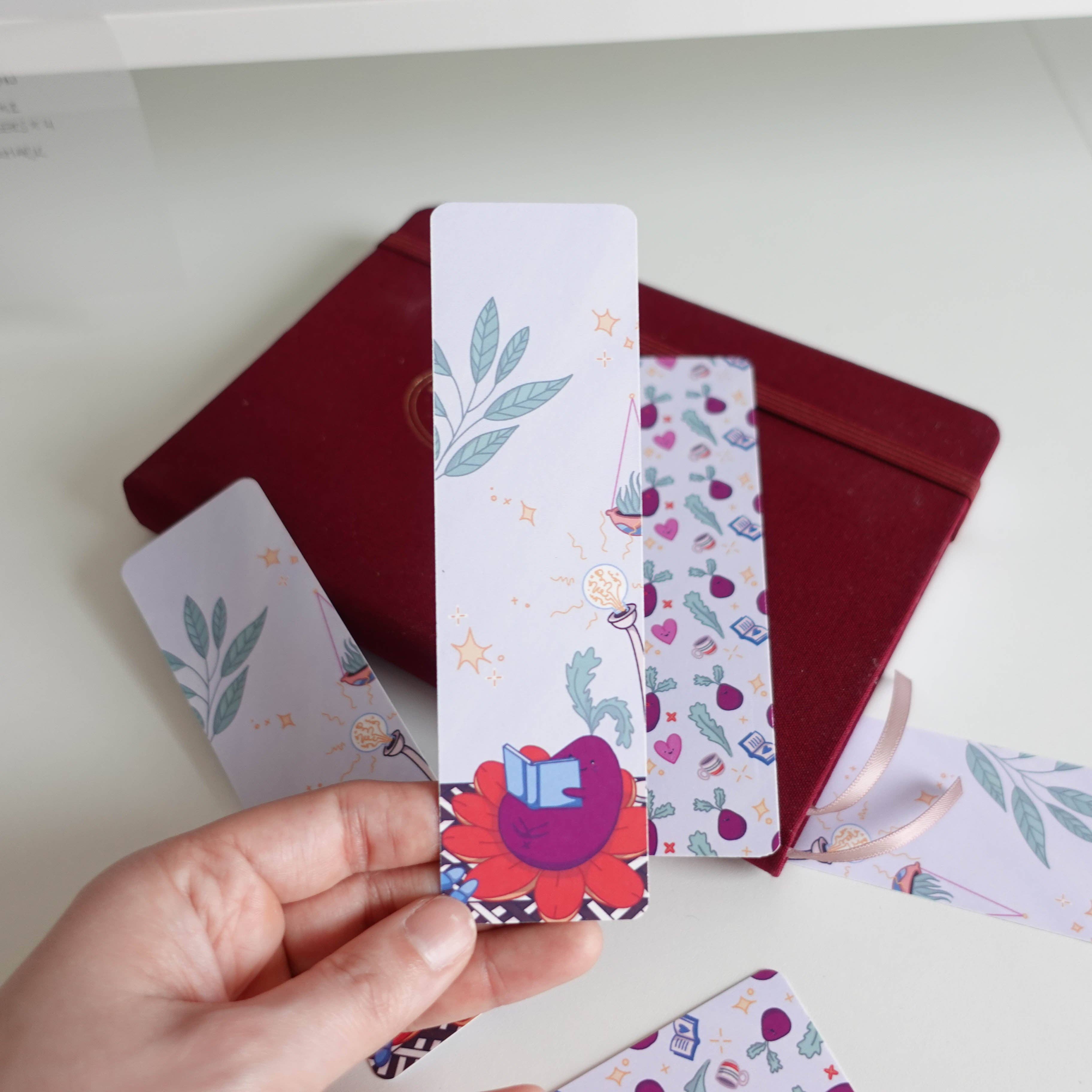uncomfy cherry - Wholesale Bookmark - Beetroot Bookmark1