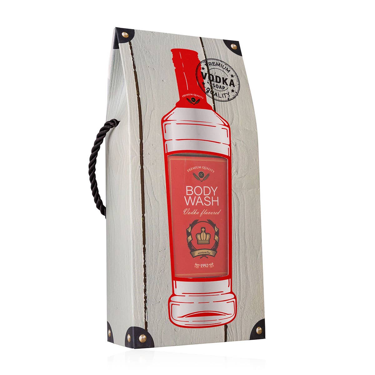 Accentra - Wholesale Body Wash/Shower Gel - Men's - Vodka Flavor Body Wash for Men, in Vodka Bottles Look1