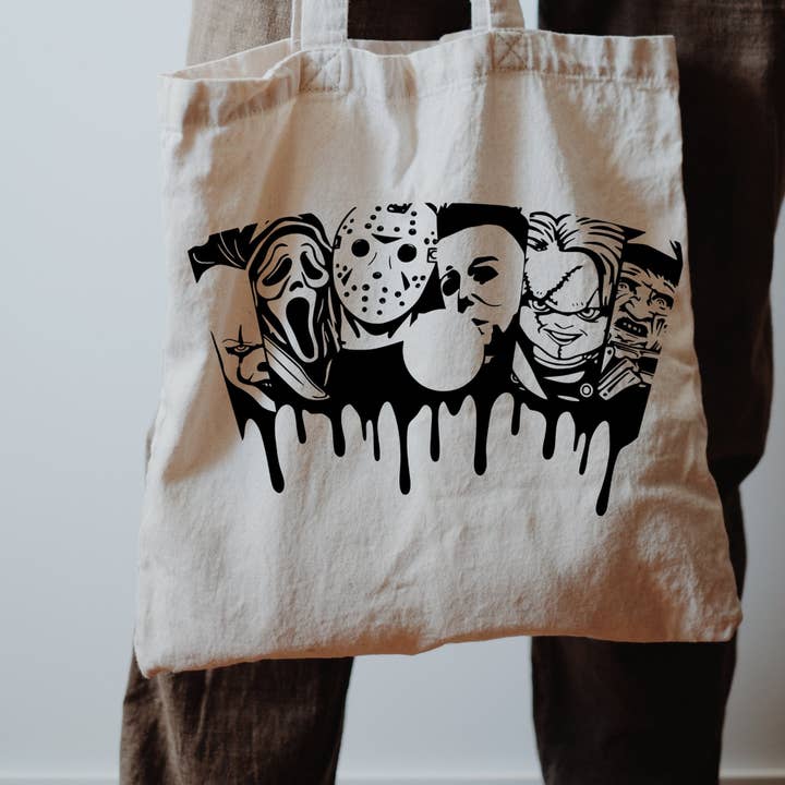 Scary Drippy Friends Tote bag for wholesale by Apparelbynandt