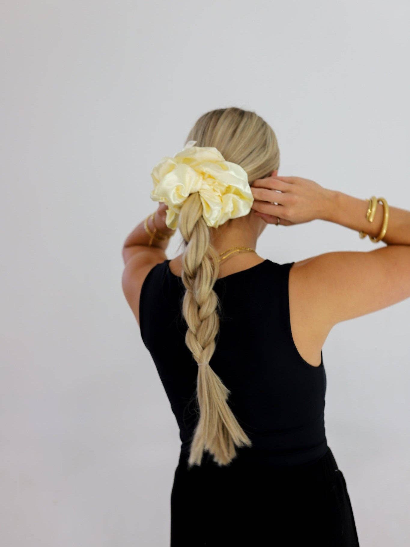 KAXI - Wholesale Scrunchie - Dames - JUMBO SLAAP ZIJDE/SATIJN SCRUNCHIES33