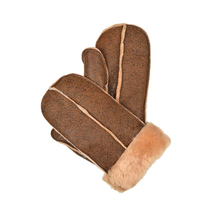 Owen Barry Ltd - Wholesale Mittens - Women's - Shearling Mittens | Split Palm Sheepskin | M02 Mittens