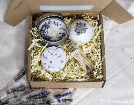 Lensik I&V - Wholesale Bath & Body Set - Lavender spa set, gift box, Birthday gift, Christmas gift 1