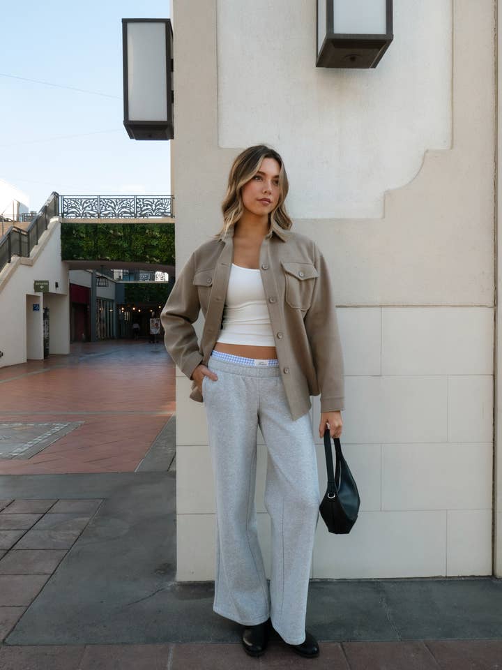 Camicia Giacca BIRKEN con Colletto in Finta Lana per la vendita all'ingrosso da parte di TICTOC