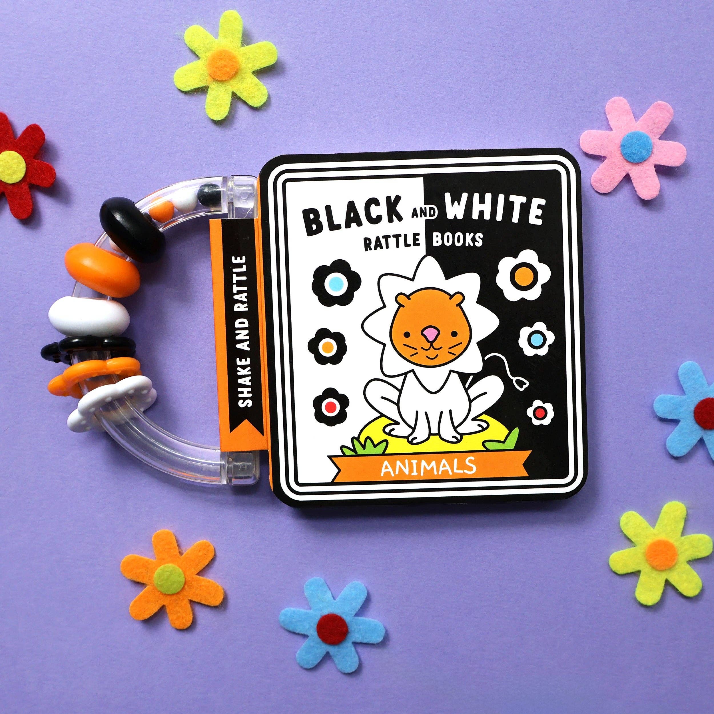 Robert Frederick Ltd – wholesale Baby and toddler book (0–2) – Animals - Children's Black & White Rattle Book2