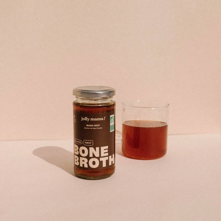 JOLLY MAMA - Vente Bouillon - Mama beef, 6 bouillons de boeuf liquides riches en collagène1