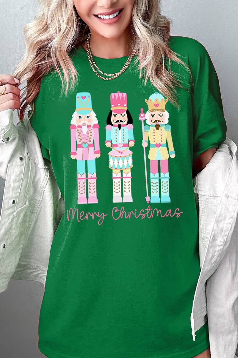 COLORBEAR - Vente T-shirt à imprimés – unisexe - T-shirt épais à motif de casse-noisettes de Noël14