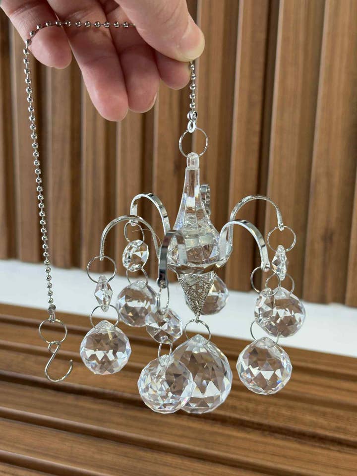 Mini Crystal Chandelier Ornament for wholesale by Arcfo Jewelry