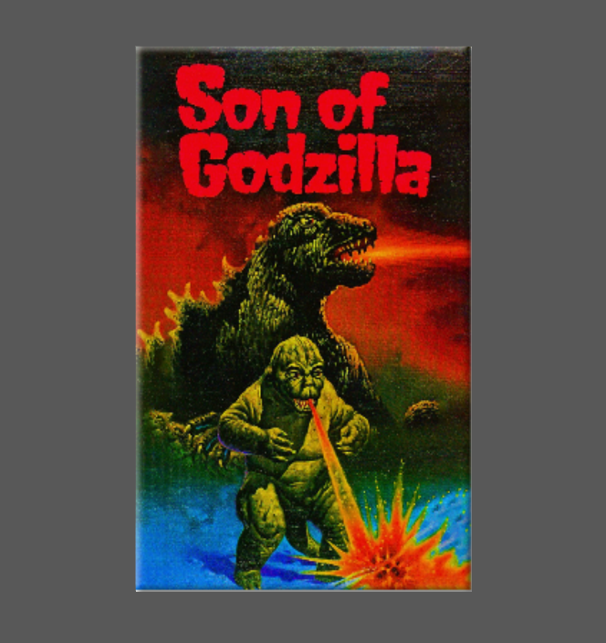 Ba Ba Buttons - Venta al por mayor Imanes - GODZILLA, Imán, Botón, Espejo, Imán de Nevera, HIJO DE0