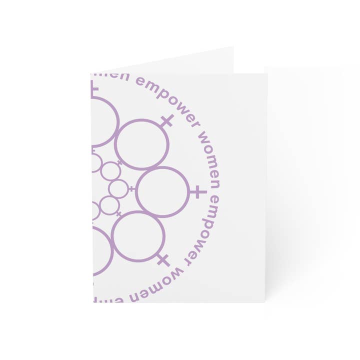 Empowering Women Greeting Cards - Set of 1, 10, 30, or 50 for wholesale by Occipicco Art