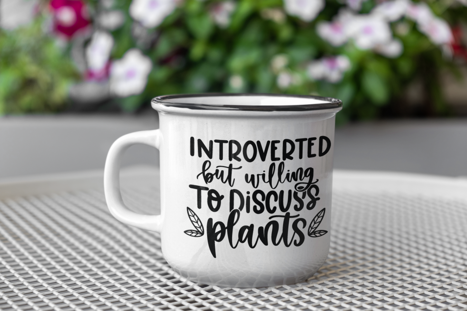 WinsterCreations™ – wholesale Coffee mug – Introverted But Willing To Discuss Plants Plant Mom Mug0