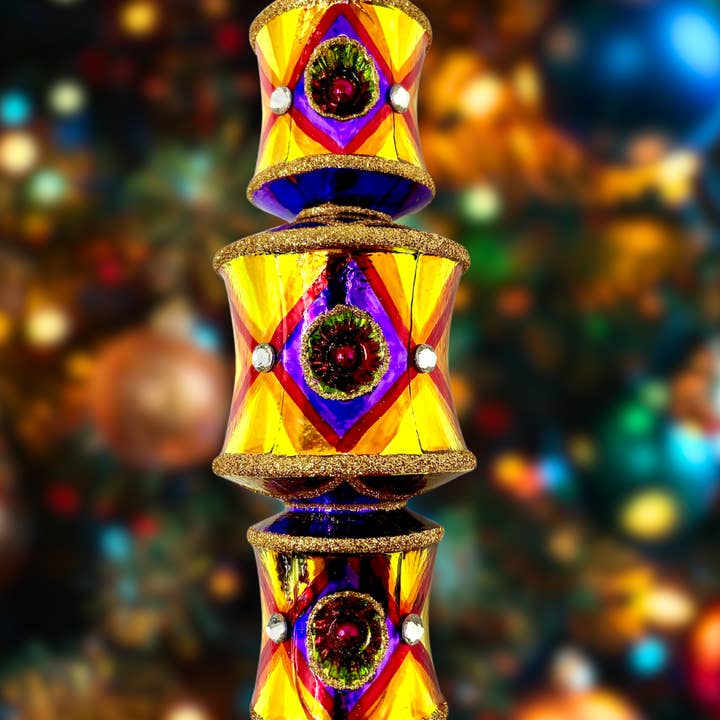 Kenzies of London - Wholesale Ornament - Bright Light Dazzler Holiday Polish Glass Christmas Ornament