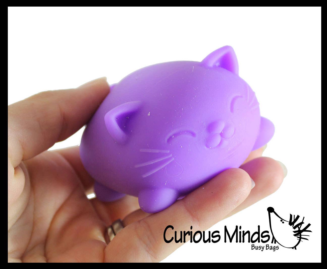 Curious Minds Toys - Wholesale Squishy Toy - Kids & Baby - 1 Cat Nee Doh Soft Fluff- Filled Squeeze Stress Ball3