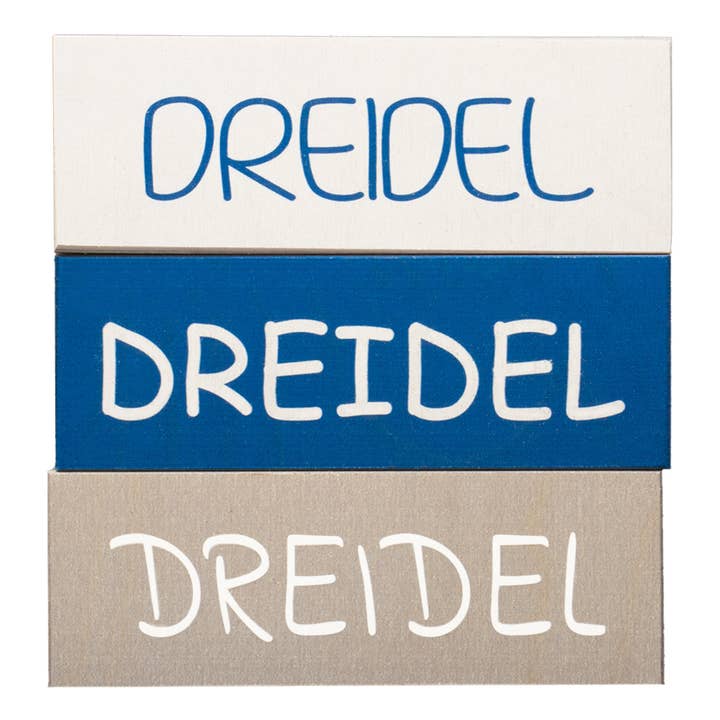 Dreidel Dreidel Dreidel™ 3-delige set houten blokken voor wholesale door JennyGems