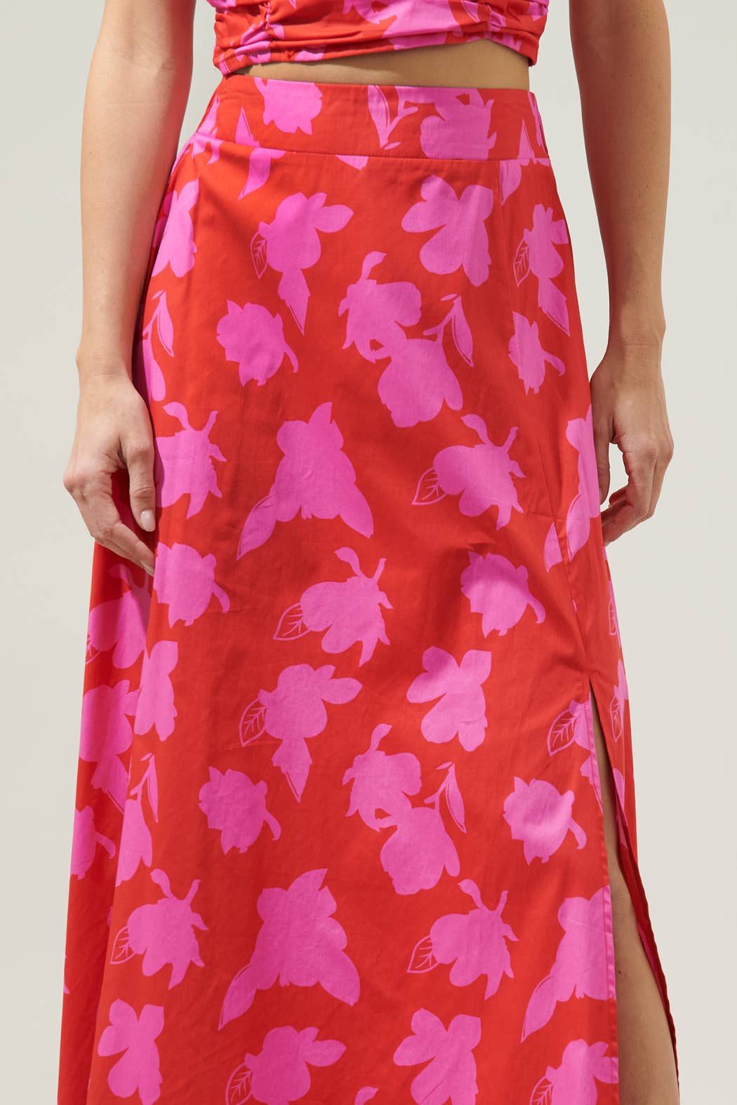 FUCSIA-ROJO Falda larga Raspberry Bliss de venta al por mayor en Faire4