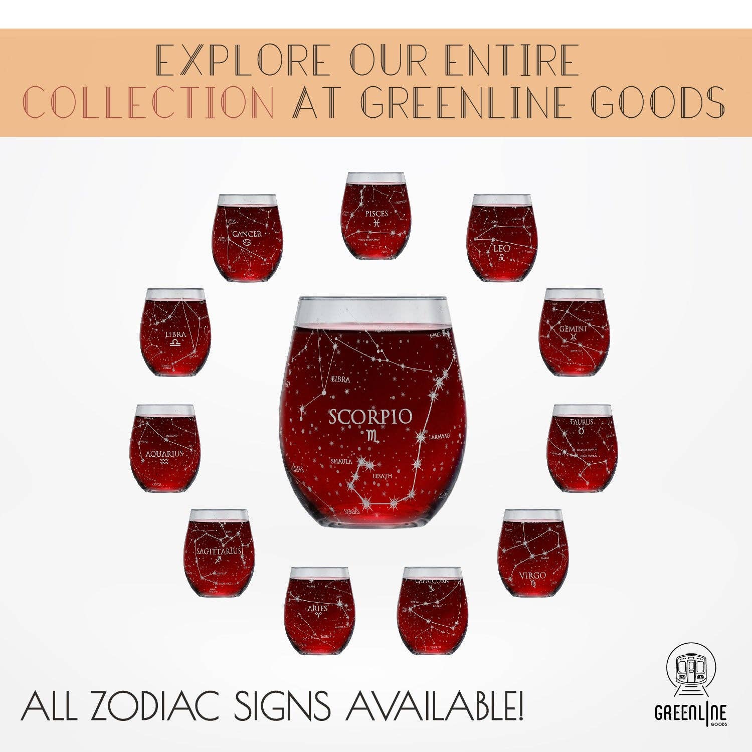 Greenline Goods - Wholesale Wine Glass - Scorpio Stemless Wine Glasses7