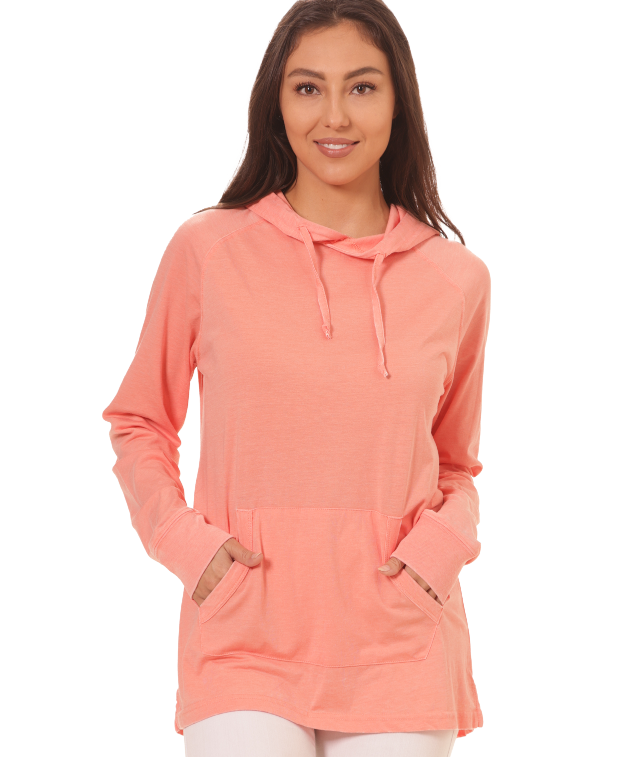 U.S. Apparel - Vente Sweat à capuche – femme - Chandail à capuchon unisexe en jersey - Light Garment Burnout Raglan12