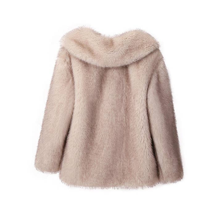 Marayn - Wholesale Fur/Faux Fur Coat - Women's - Chic Faux Fur Lapel Coat AutumnWinter Womens Style41