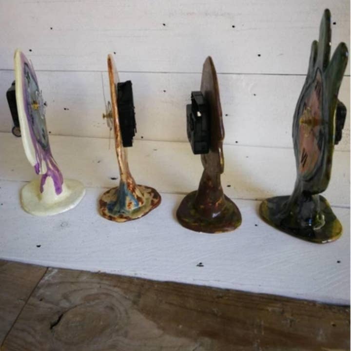 Mypotteryart.bcn - Wholesale Desk Clock - Ceramic clock for table/single piece3