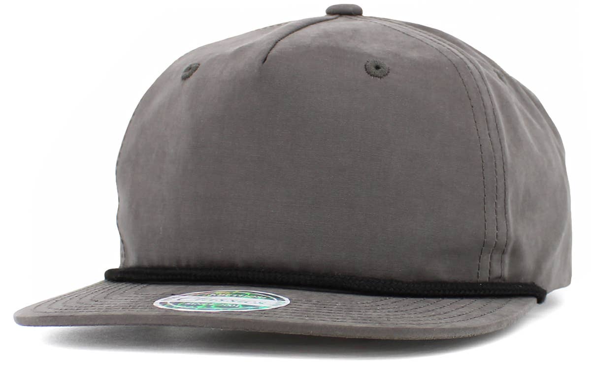 KBETHOS - Venta al por mayor Gorra snapback - Unisex - Gorra snapback de 5 paneles sin estructura con cuerda de algodón peinado y poliéster6