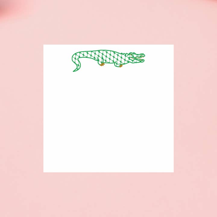 Design Carolinas - Wholesale Notepad - Chic Alligator Custom Color Notepad