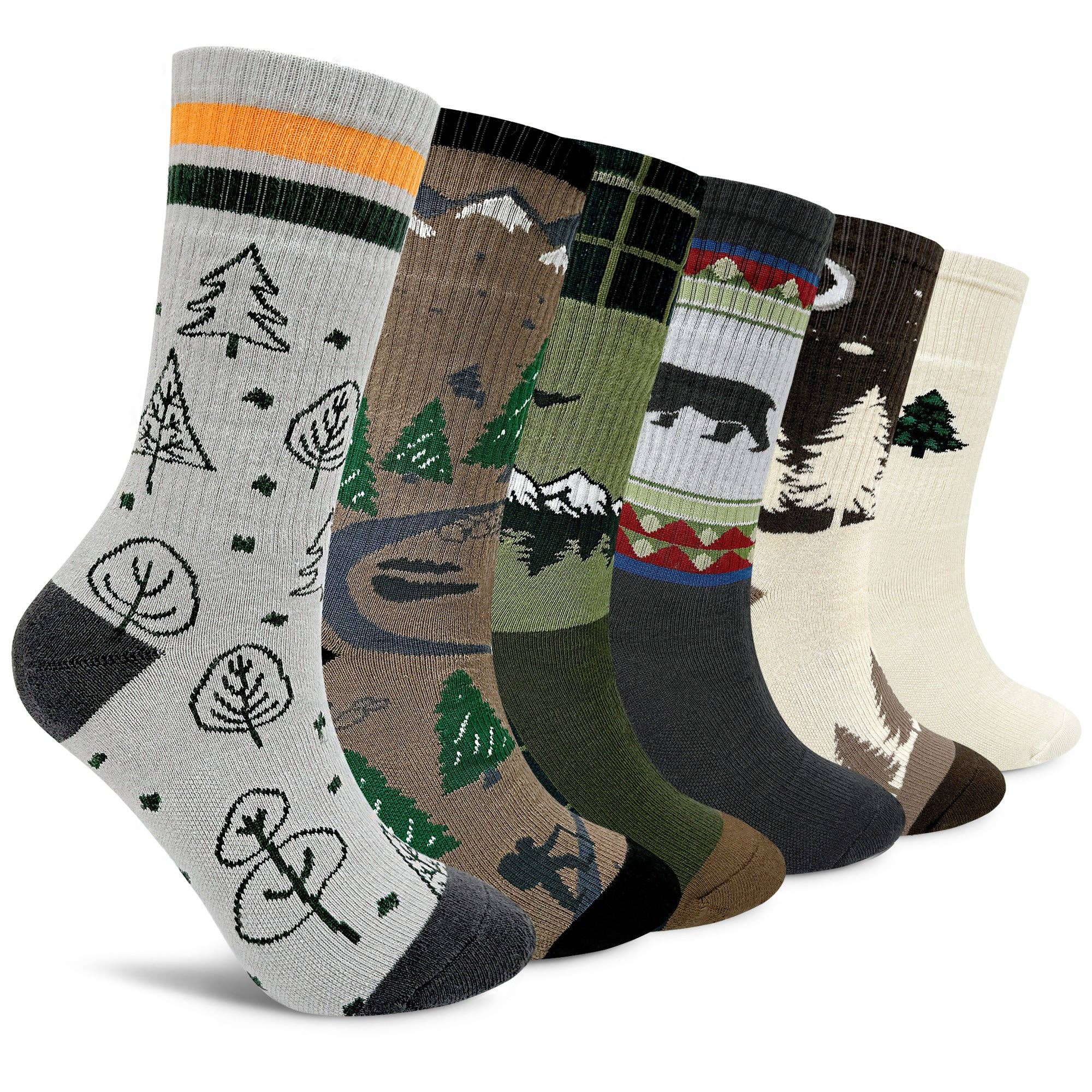 7DAYSSOCKS - Wholesale Socks - Men's - Men's Crew Cushioned Hiking  Cotton Socks6