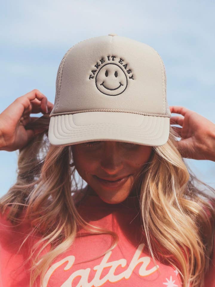 Take It Easy Trucker Hat for wholesale by FRIDAY + SATURDAY