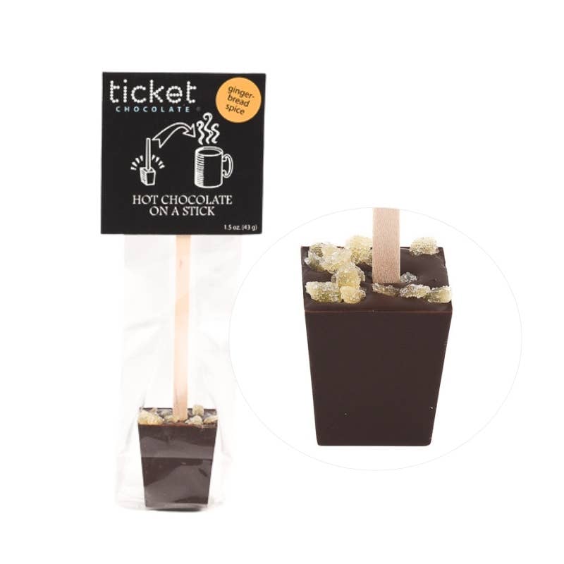 Ticket Chocolate - Wholesale Hot Cocoa Mix/Kit - Gourmet Hot Chocolate on a Stick – Single Serve (1.5 oz)3