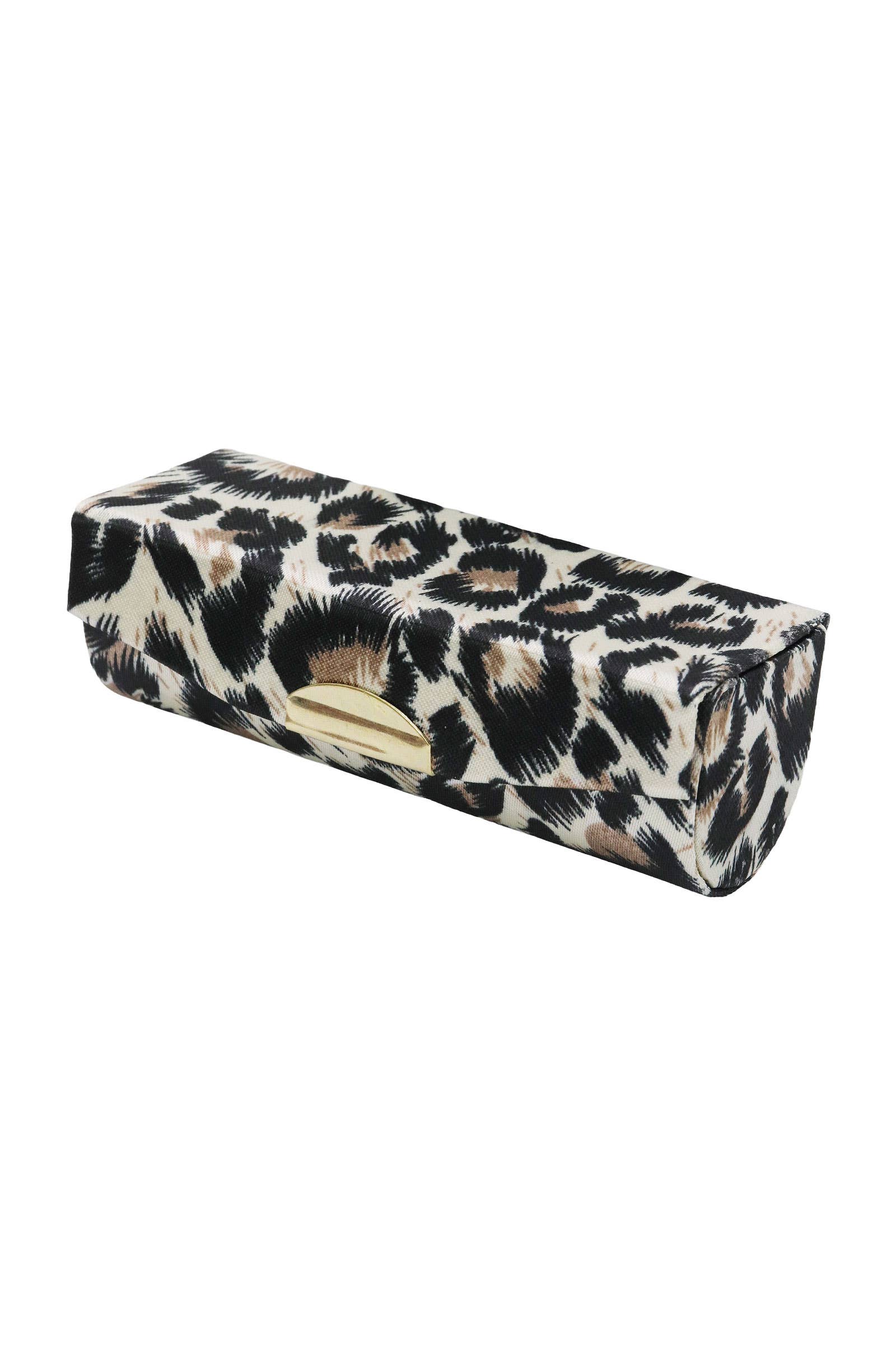 ASSORTED Exotic Leopard Print Satin Lipstick Case W/ Mirror for wholesale on Faire3