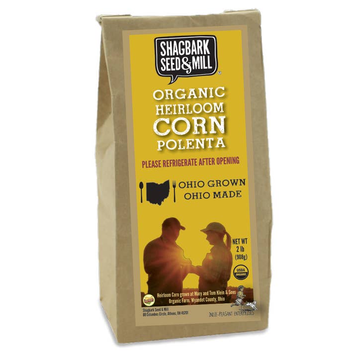 Organic Corn Polenta (Case of 6) for wholesale by Shagbark Seed & Mill