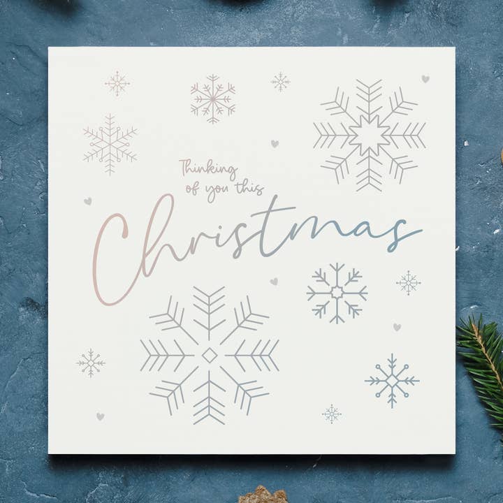 Thinking of you Christmas Card for wholesale by Heyyy Ltd