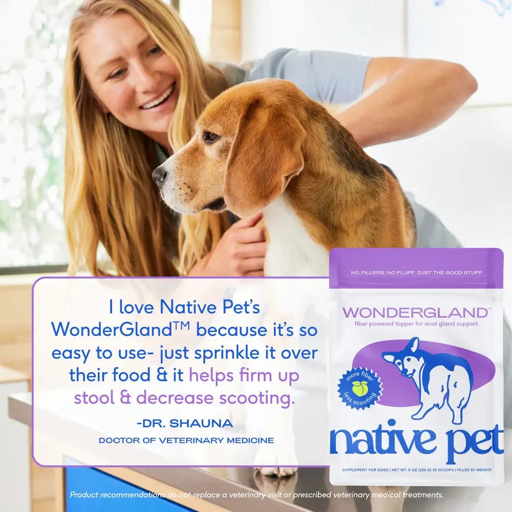 Native Pet - Wholesale Pet Supplement - Dog - WonderGland Anal Gland Pumpkin Fiber & Digestive Supplement4
