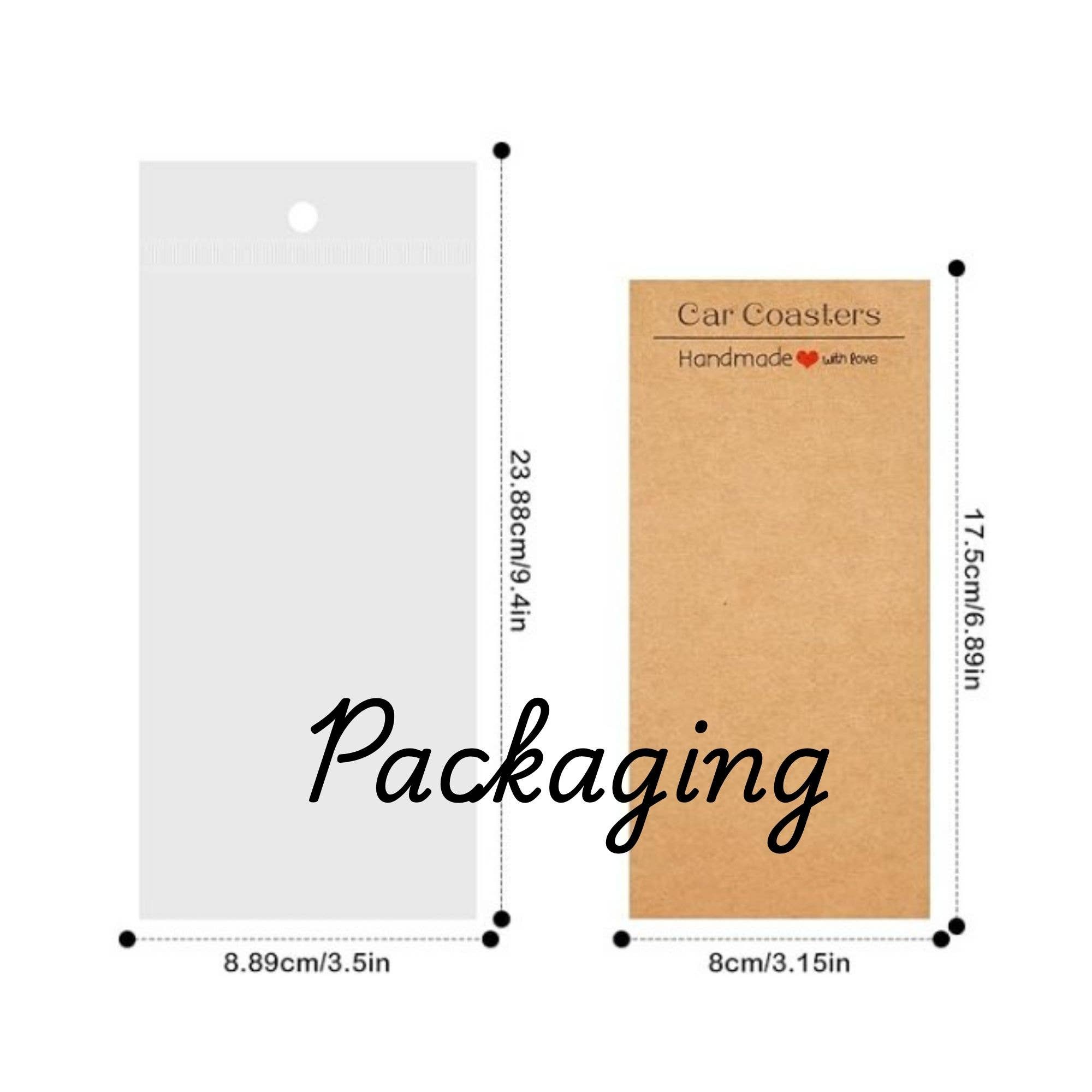 Stencil Art Canada – wholesale Car coaster – women's – Christmas Cat Car Coasters - Neoprene Set of 2 2