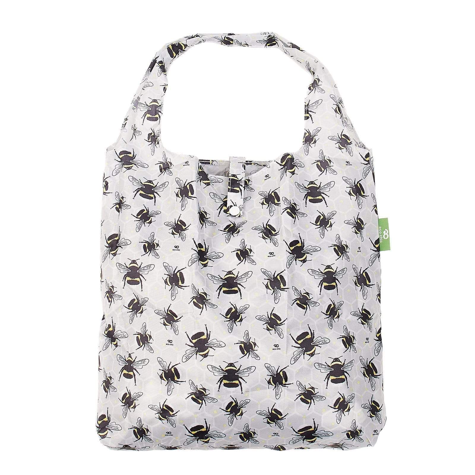 Eco Chic - Wholesale Grocery/Shopping Bag - Eco Chic Lightweight Foldable Shopping Bag Bumble Bees6