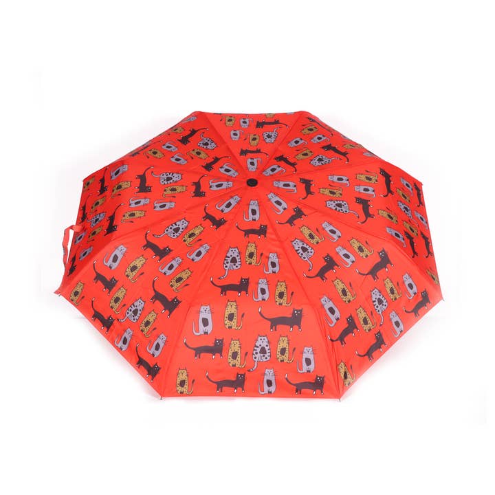 Biggbrands GmbH - Wholesale Umbrella - Unisex - Biggdesign Cats Fully Automatic Mini Umbrella3