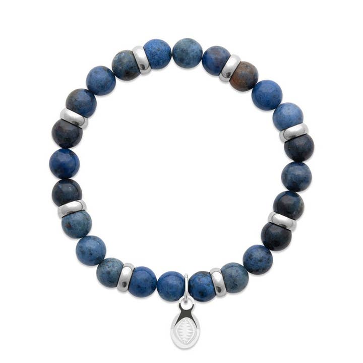 Bracciale in sodalite e anelli «For Him» per la vendita all'ingrosso da parte di France Mineraux