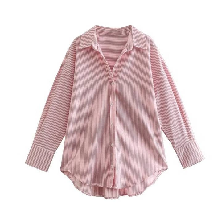 Marayn – wholesale Buttoned-down shirt – Women's – European Summer Womens City Chic Poplin Shirt6