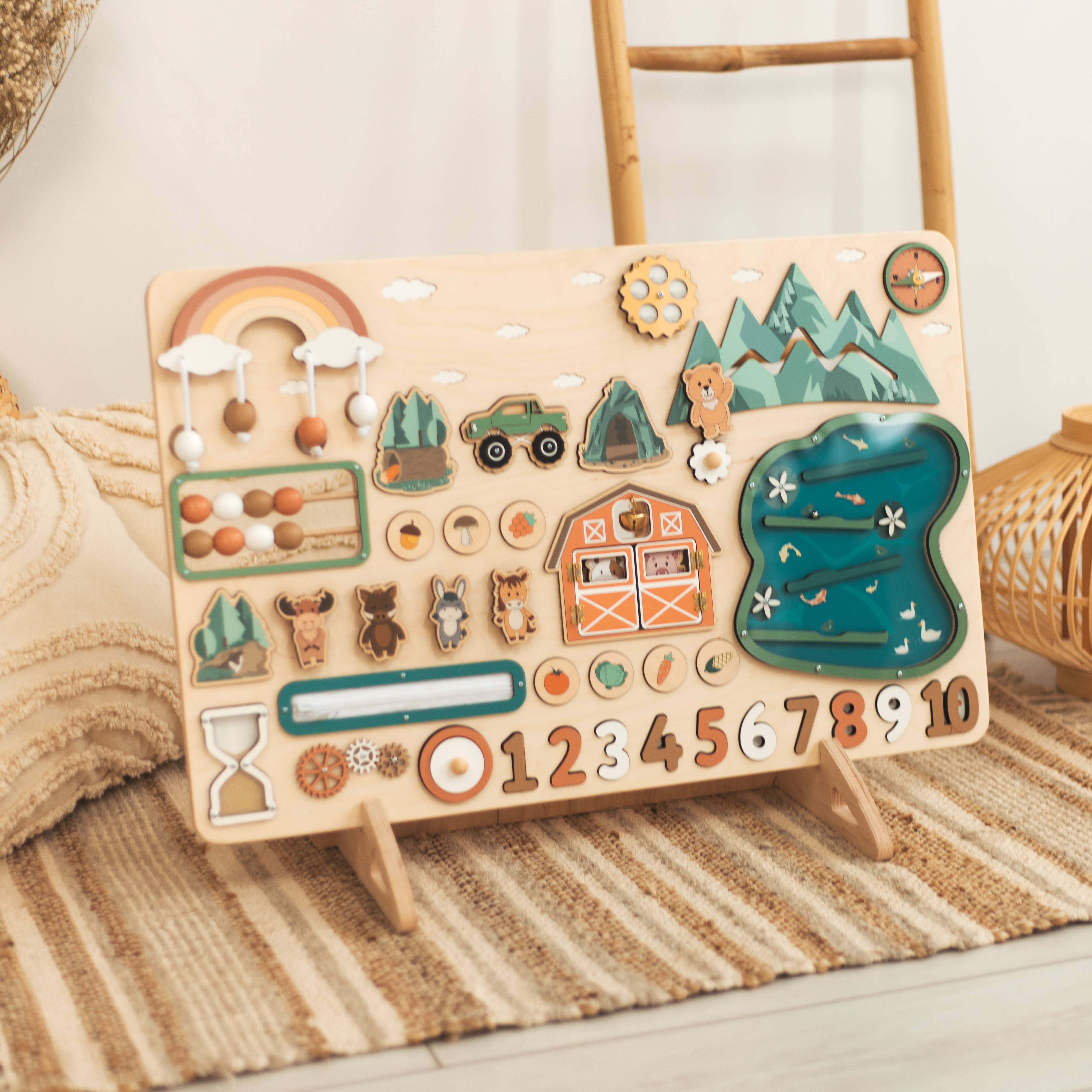 Busy Puzzle - Wholesale Wood Toy - Kids - Busy Board XXL3