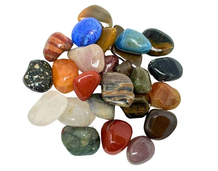 Crystal Magick Wholesale Ltd – wholesale Spiritual stone/crystal – Colour Mix Tumblestones (Piece)1