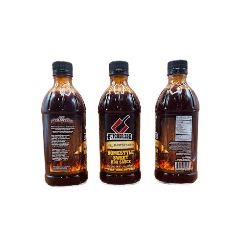 Homestyle Sweet BBQ Sauce 16oz Plastic Bottle for wholesale by Butcher BBQ Inc
