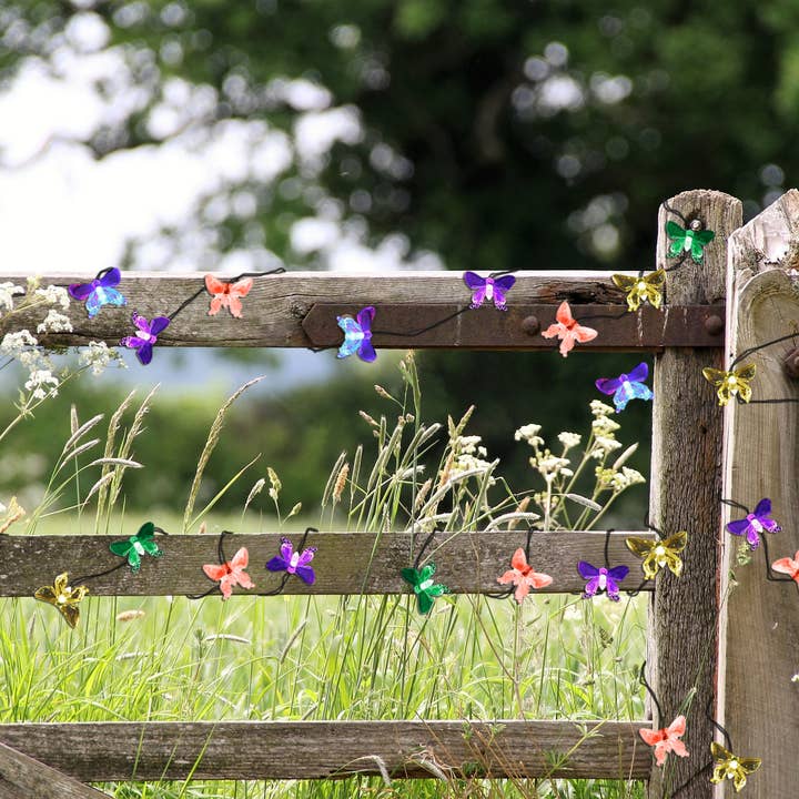 Perfect Holiday - Wholesale String Lights - Perfect Holiday 50LED Solar String Light Butterfly-MT