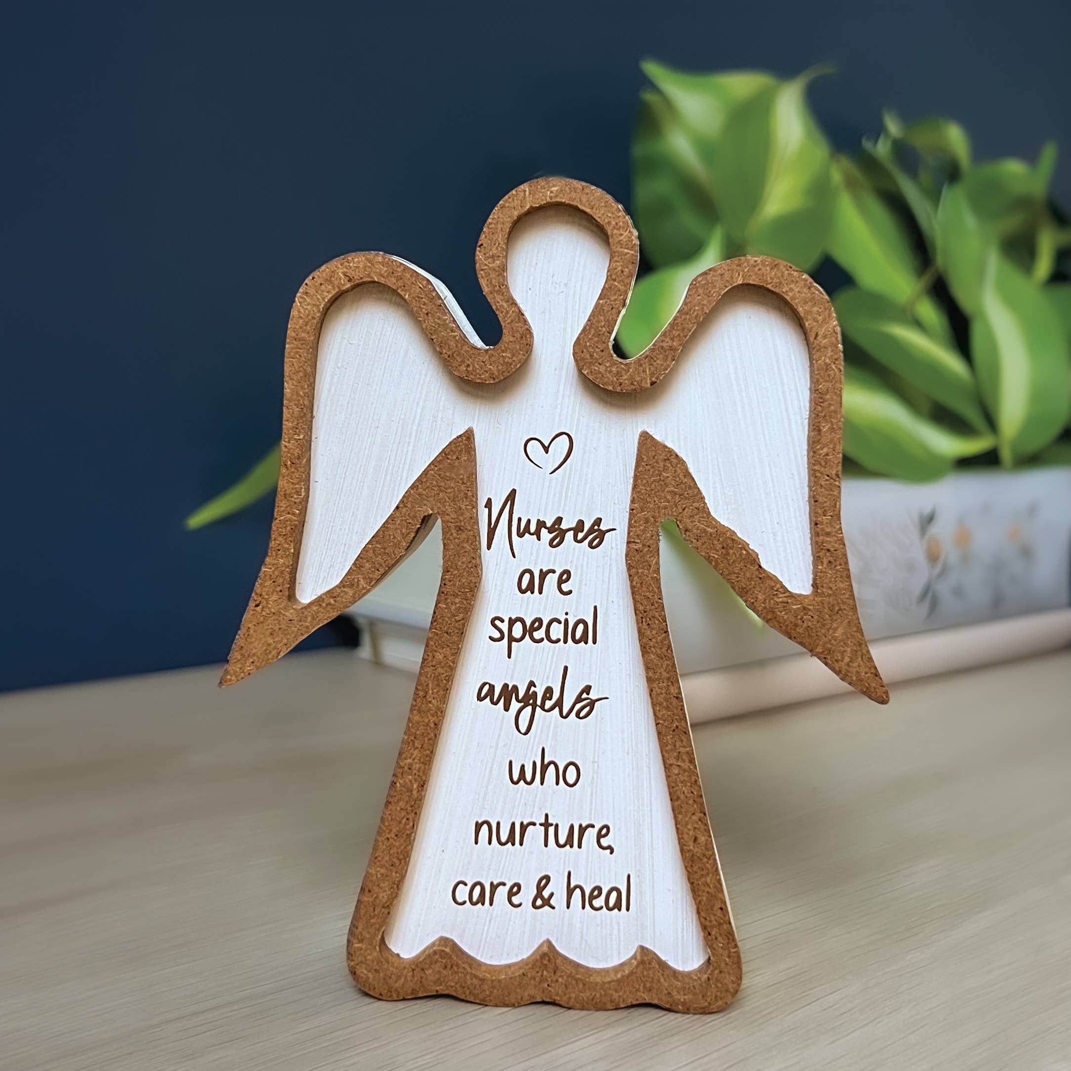 Abbey + CA Gift – wholesale Decorative tabletop object – Framed Standing Angel Plaques13