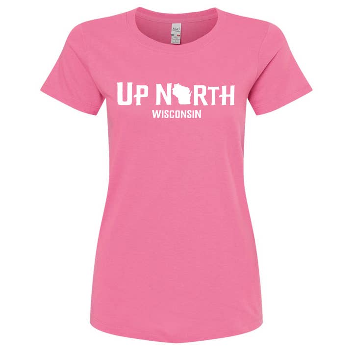 T-shirt Up North Wisconsin pour femme/femme pour la vente par Wi-Wear